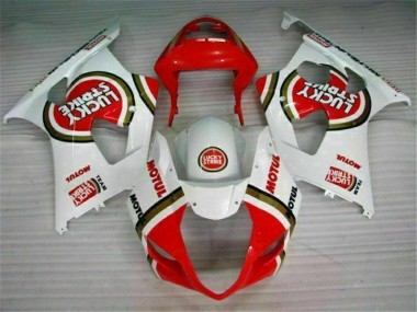 Carrocería Motocicletas GSXR 1000 K3 03-04 - Rojo Blanco