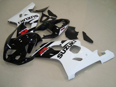 Carrocería Motocicletas GSXR 750 K4 04-05 - Negro Blanco