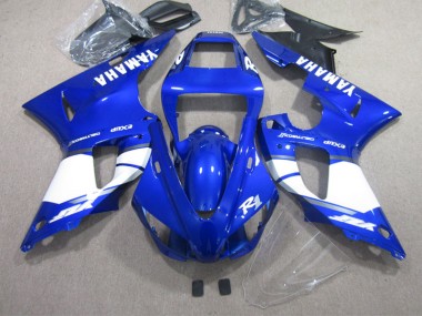 Inyección Kit Carenado Moto R1 02-03 - Azul Blanco