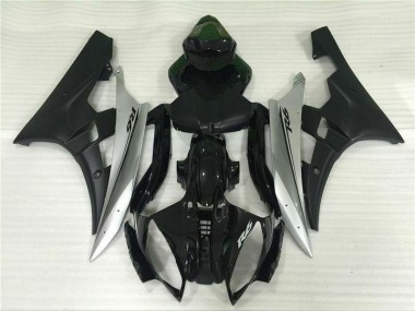 Inyección Kit Carenado Moto R6 06-07 - Plata Negro