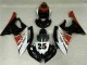 Inyección Kit Carenado Moto R6 08-16 - Blanco Negro Inyección Kit Carenado Moto R6 08-16 - Blanco Negro