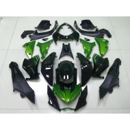 Inyección Kit Carenado Moto Z800 13-16 - Verde Negro