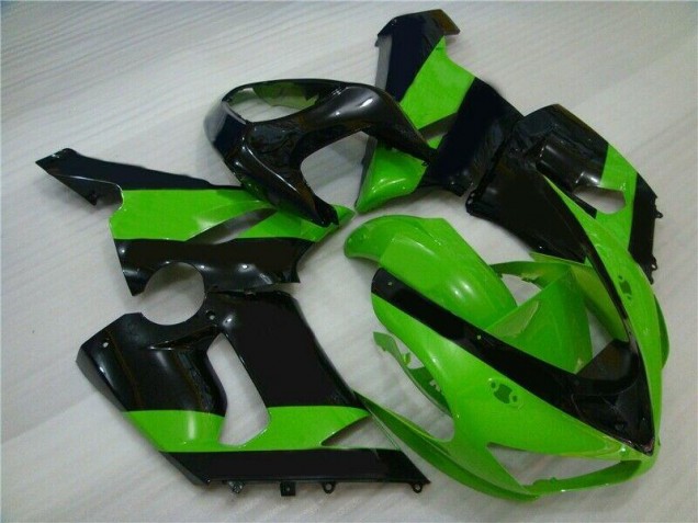 Inyección Kit Carenado Moto ZX6R 05-06 - Verde Negro Inyección Kit Carenado Moto ZX6R 05-06 - Verde Negro