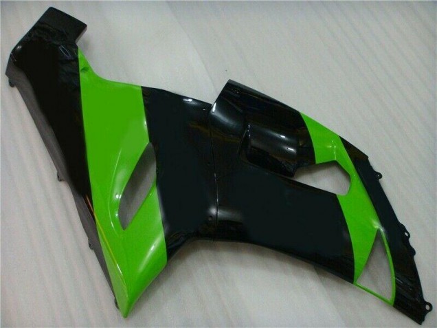 Inyección Kit Carenado Moto ZX6R 05-06 - Verde Negro Inyección Kit Carenado Moto ZX6R 05-06 - Verde Negro