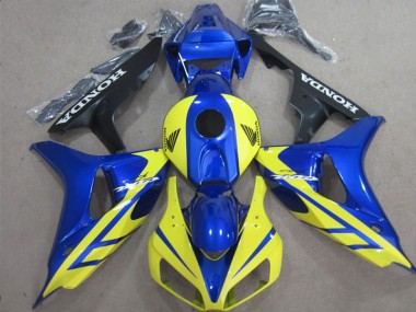 Inyección Kits Carenado Moto CBR 1000 RR 06-07 - Azul Amarillo