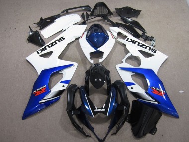 Inyección Kits Carenado Moto GSXR 1000 K5 05-06 - Blanco Azul
