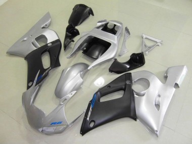 Inyección Kits Carenado Moto R6 98-02 - Negro Plata