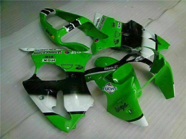 Inyección Kits Carenado Moto ZX6R 00-02 - Verde Negro Inyección Kits Carenado Moto ZX6R 00-02 - Verde Negro