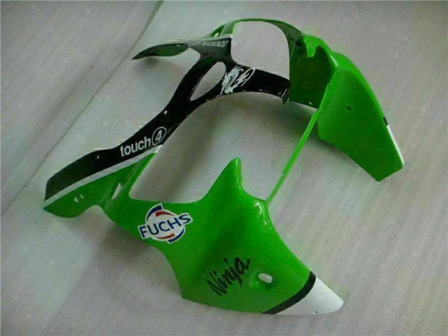 Inyección Kits Carenado Moto ZX6R 00-02 - Verde Negro Inyección Kits Carenado Moto ZX6R 00-02 - Verde Negro
