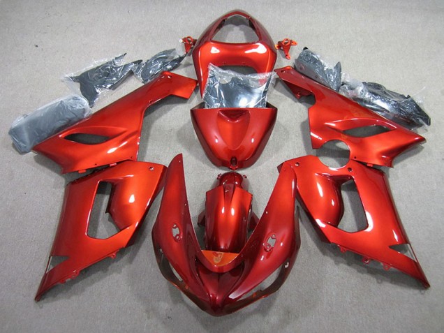 Inyección Kits Carenado Moto ZX6R 05-06 - Naranja Inyección Kits Carenado Moto ZX6R 05-06 - Naranja
