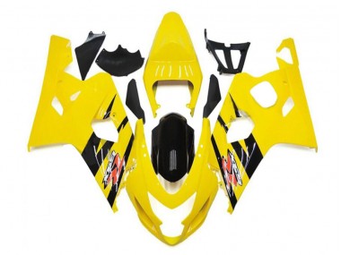 Kit ABS Carenado Motocicleta GSXR 600 / 750 K4 04-05 - Amarillo Negro