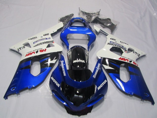 Kit ABS Carenado Motocicleta GSXR 600 K1 K2 K3 01-03 - Azul Blanco Motul Kit ABS Carenado Motocicleta GSXR 600 K1 K2 K3 01-03 - Azul Blanco Motul