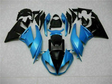 Kit ABS Carenado Motocicleta ZX6R 09-12 - Azul Negro