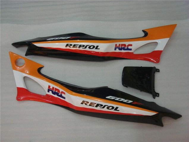Kit Carenado ABS Completo CBR 600 F3 95-98 - Negro Naranja Repsol