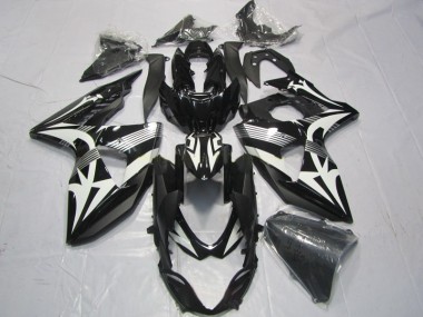Kit Carenado ABS Completo GSXR 1000 K9 09-16 - Negro Blanco