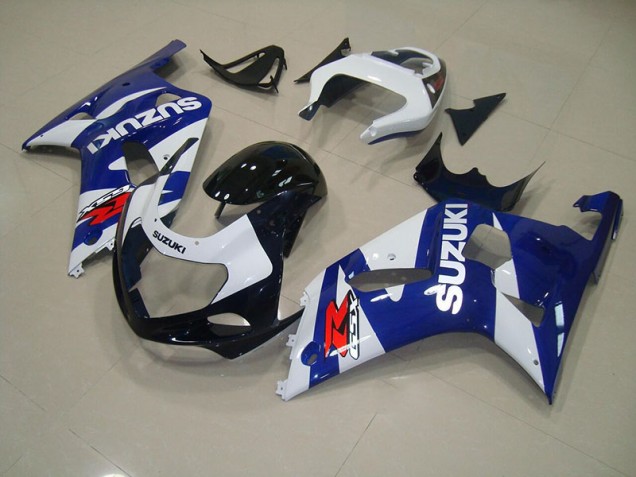 Kit Carenado ABS Completo GSXR 750 K1 K2 K3 01-03 - Azul Blanco Kit Carenado ABS Completo GSXR 750 K1 K2 K3 01-03 - Azul Blanco