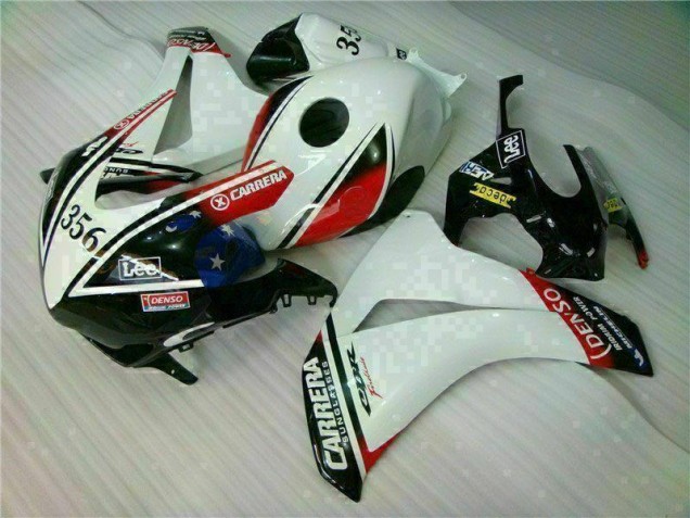 Kit Carenado Inyección CBR 1000 RR 08-11 - Blanco Negro Kit Carenado Inyección CBR 1000 RR 08-11 - Blanco Negro