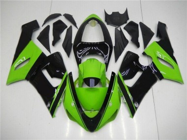 Kit Carenado Inyección ZX6R 05-06 - Verde Negro