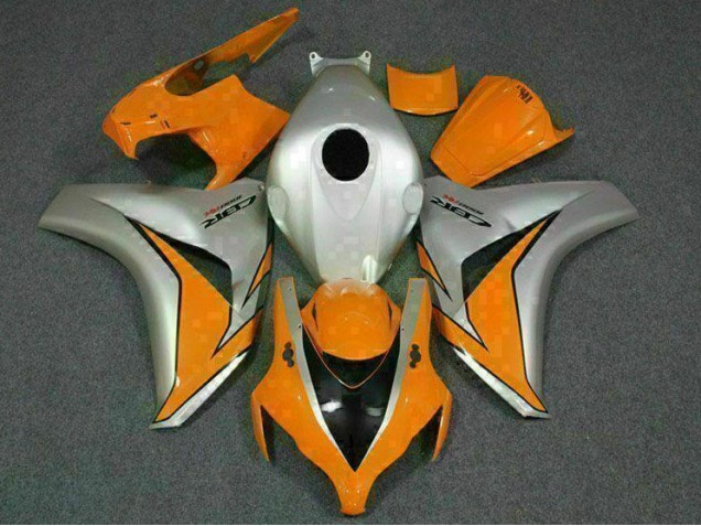 Kit Carenado Moto CBR 1000 RR 08-11 - Naranja Plata Kit Carenado Moto CBR 1000 RR 08-11 - Naranja Plata