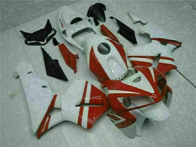 Kit Carenado Moto CBR 600 RR 05-06 - Blanco Rojo