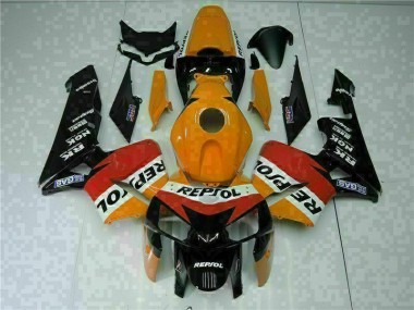Kit Carenado Moto CBR 600 RR 05-06 - Naranja Negro Repsol