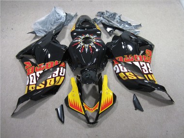 Kit Carenado Moto CBR 600 RR 09-12 - Negro Amarillo