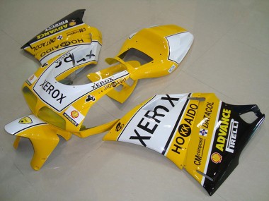 Kit Carenado Moto Ducati 748 916 996 996S 93-05 - Amarillo Blanco Xerox