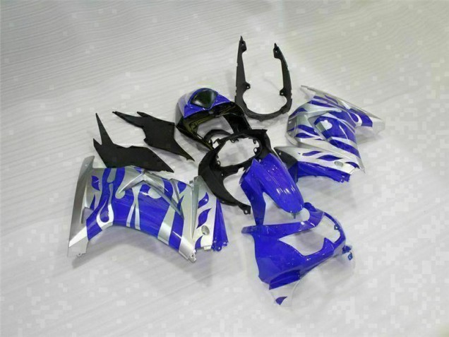 Kit Carenado Moto EX250 08-12 - Azul Negro