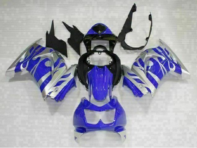 Kit Carenado Moto EX250 08-12 - Azul Negro