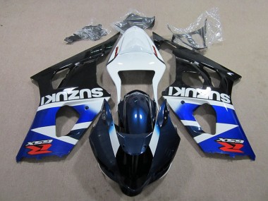 Kit Carenado Moto GSXR 1000 K3 03-04 - Azul Blanco Calcomanía