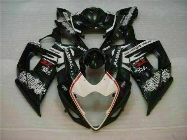 Kit Carenado Moto GSXR 1000 K5 05-06 - Blanco Negro
