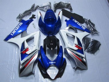 Kit Carenado Moto GSXR 1000 K7 07-08 - Azul Blanco