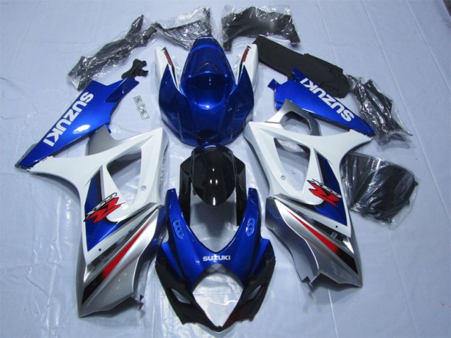 Kit Carenado Moto GSXR 1000 K7 07-08 - Azul Blanco