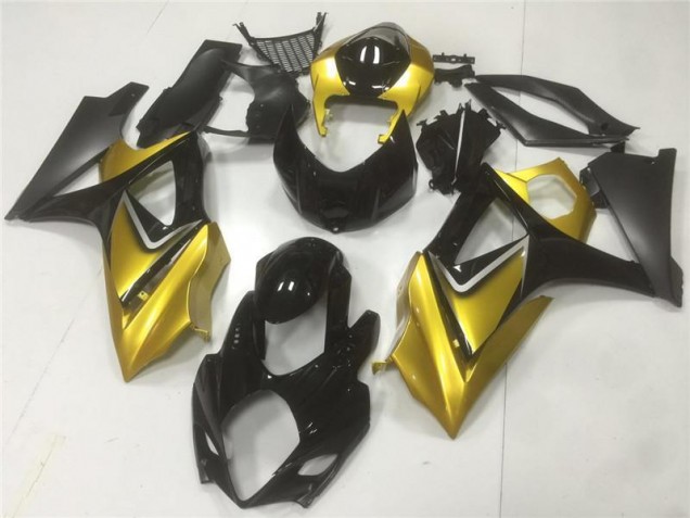 Kit Carenado Moto GSXR 1000 K7 07-08 - Oro Negro Kit Carenado Moto GSXR 1000 K7 07-08 - Oro Negro