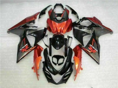 Kit Carenado Moto GSXR 1000 K9 09-16 - Marrón Negro