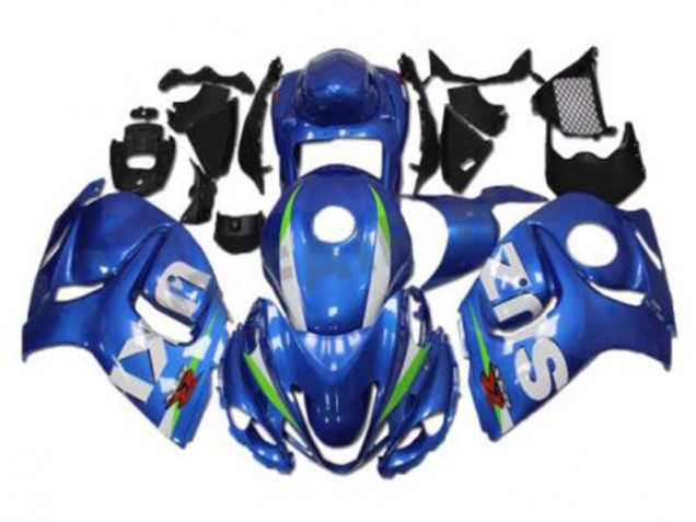 Kit Carenado Moto GSXR 1300 Hayabusa 08-19 - Azul Blanco