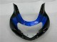 Kit Carenado Moto GSXR 600 / 750 K1 K2 K3 01-03 - Azul Negro