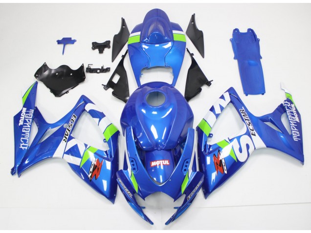 Kit Carenado Moto GSXR 600 / 750 K6 06-07 - Azul Blanco