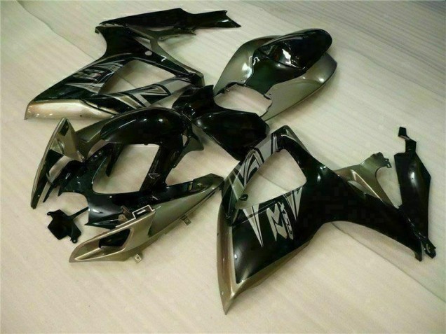 Kit Carenado Moto GSXR 600 / 750 K6 06-07 - Negro Gris Kit Carenado Moto GSXR 600 / 750 K6 06-07 - Negro Gris