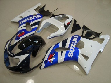 Kit Carenado Moto GSXR 750 K1 K2 K3 01-03 - Azul Blanco