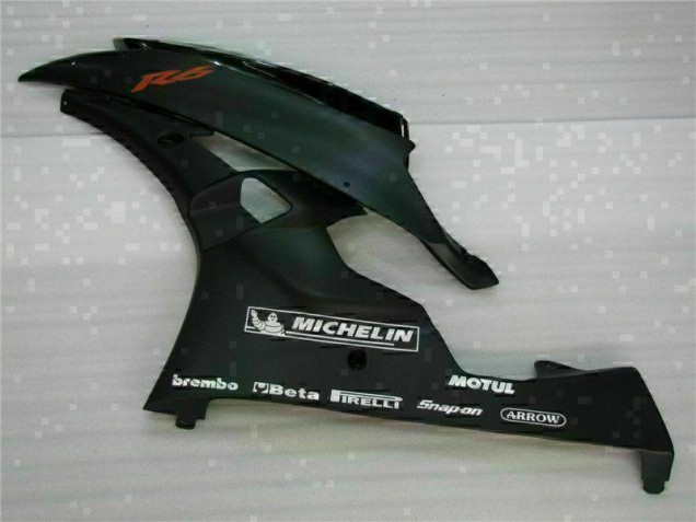 Kit Carenado Moto R6 06-07 - Negro