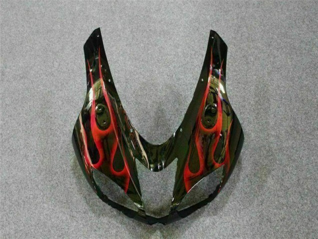 Kit Carenado Moto ZX6R 07-08 - Negro Rojo Llama Kit Carenado Moto ZX6R 07-08 - Negro Rojo Llama