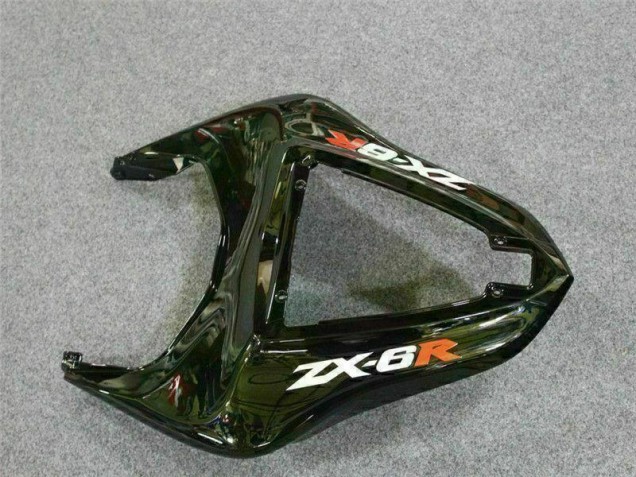 Kit Carenado Moto ZX6R 07-08 - Negro Rojo Llama Kit Carenado Moto ZX6R 07-08 - Negro Rojo Llama