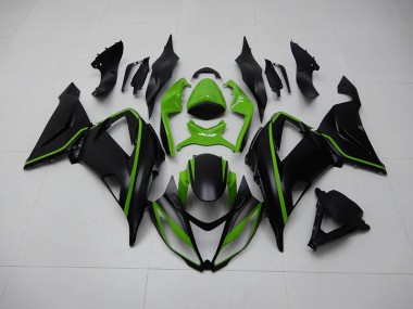 Kit Carenado Moto ZX6R 13-18 - Negro Verde