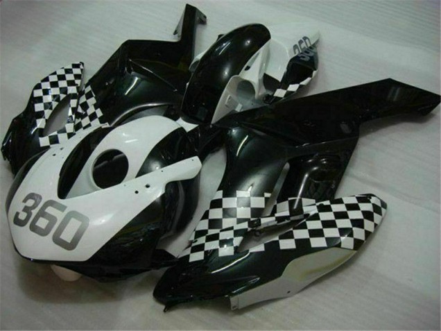 Kit Completo Carenado Moto CBR 1000 RR 04-05 - Blanco Negro Kit Completo Carenado Moto CBR 1000 RR 04-05 - Blanco Negro