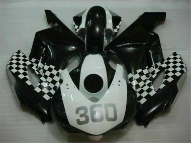 Kit Completo Carenado Moto CBR 1000 RR 04-05 - Blanco Negro