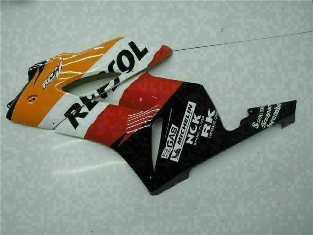 Kit Completo Carenado Moto CBR 1000 RR 04-05 - Naranja Negro Repsol Kit Completo Carenado Moto CBR 1000 RR 04-05 - Naranja Negro Repsol