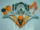 Kit Completo Carenado Moto CBR 1000 RR 08-11 - Naranja Plata Kit Completo Carenado Moto CBR 1000 RR 08-11 - Naranja Plata