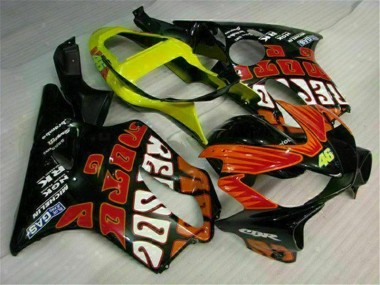 Kit Completo Carenado Moto CBR 600 F4i 01-03 - Naranja Negro