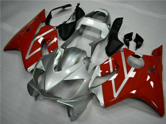 Kit Completo Carenado Moto CBR 600 F4i 01-03 - Rojo Plata Kit Completo Carenado Moto CBR 600 F4i 01-03 - Rojo Plata